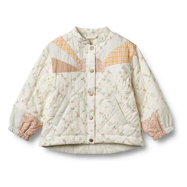 Jacke Inga Quilt Bio-Baumwolle | Elfenbeinfarben