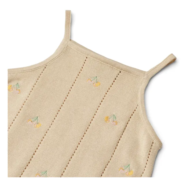 Canotta Nellie Maglia in cotone biologico | Beige