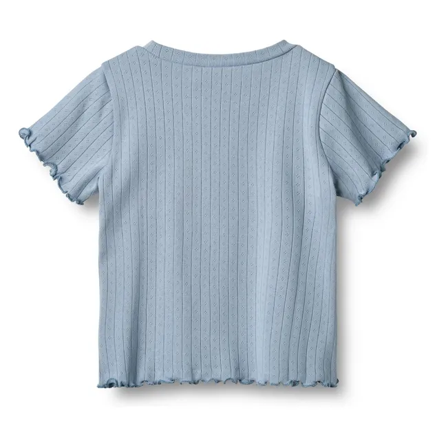 Camiseta Irene Algodón orgánico | Azul Claro