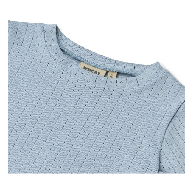 Camiseta Irene Algodón orgánico | Azul Claro