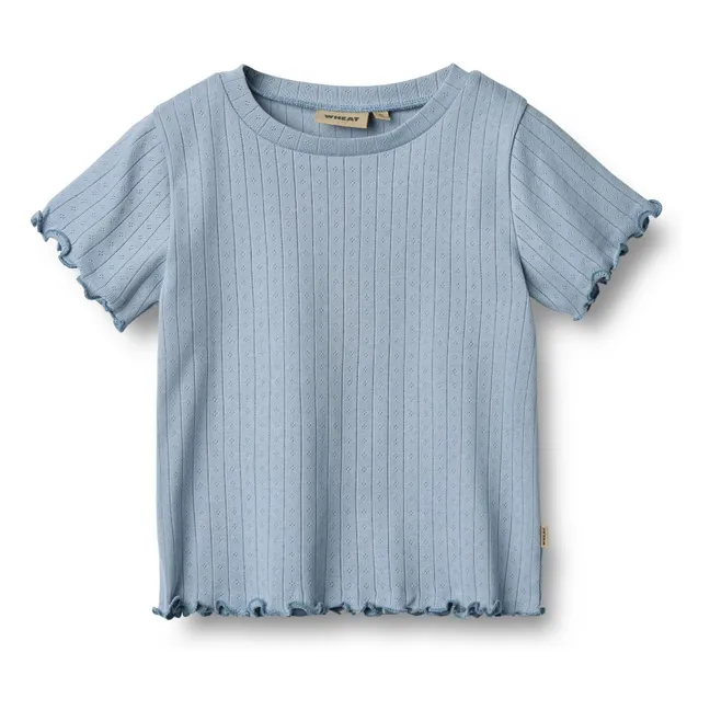 Camiseta Irene Algodón orgánico | Azul Claro