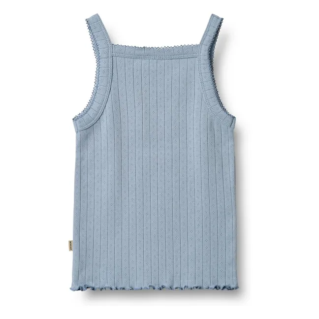 Canotta Olise in cotone biologico | Azzurro