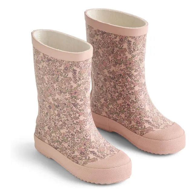 Bottes de Pluie Muddy Fleurs | Rosa