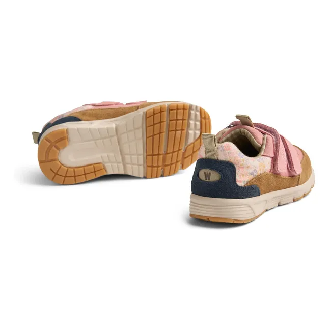 Alin Suede Scratch Sneakers | Pink