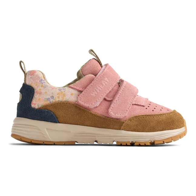 Alin Suede Scratch Sneakers | Pink