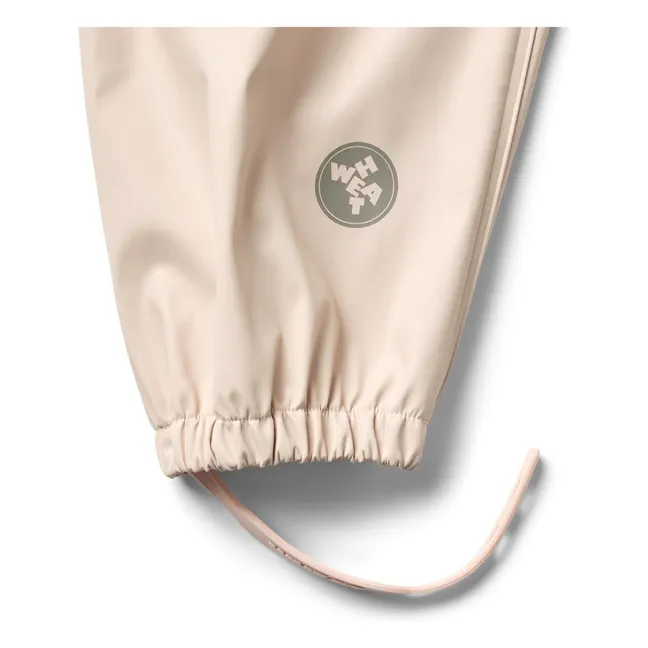 Salopette da pioggia in fibra riciclata Charlo | Rose poudré