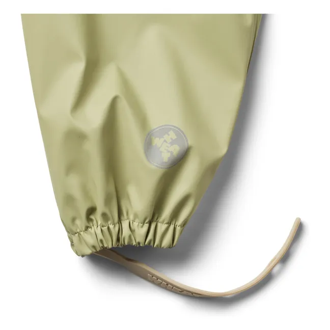 Peto de lluvia de fibra reciclada Charlo | Verde