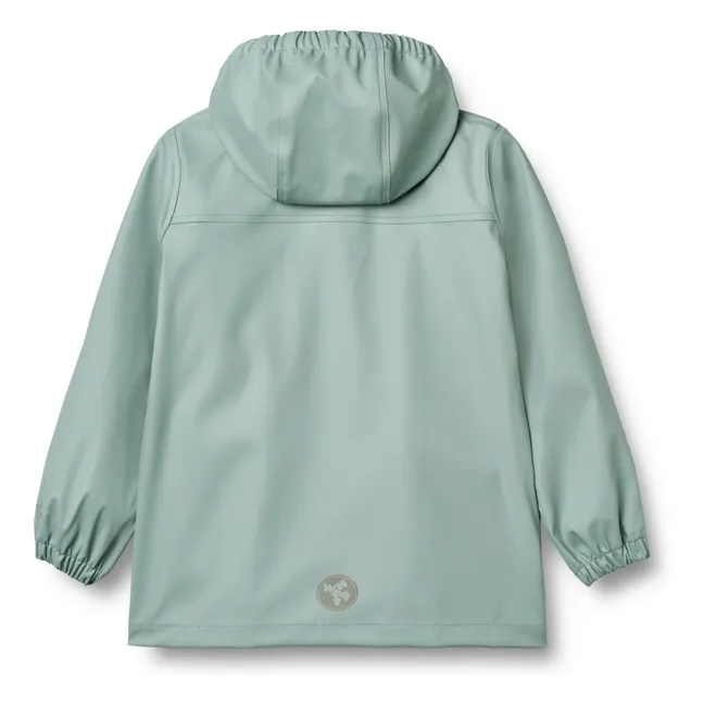 Veste Imperméable Ollo Fibres Recyclées | Verde agua