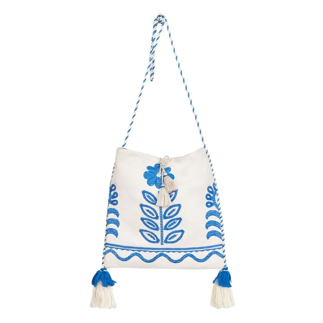 Reni Embroidered Bag | Blue