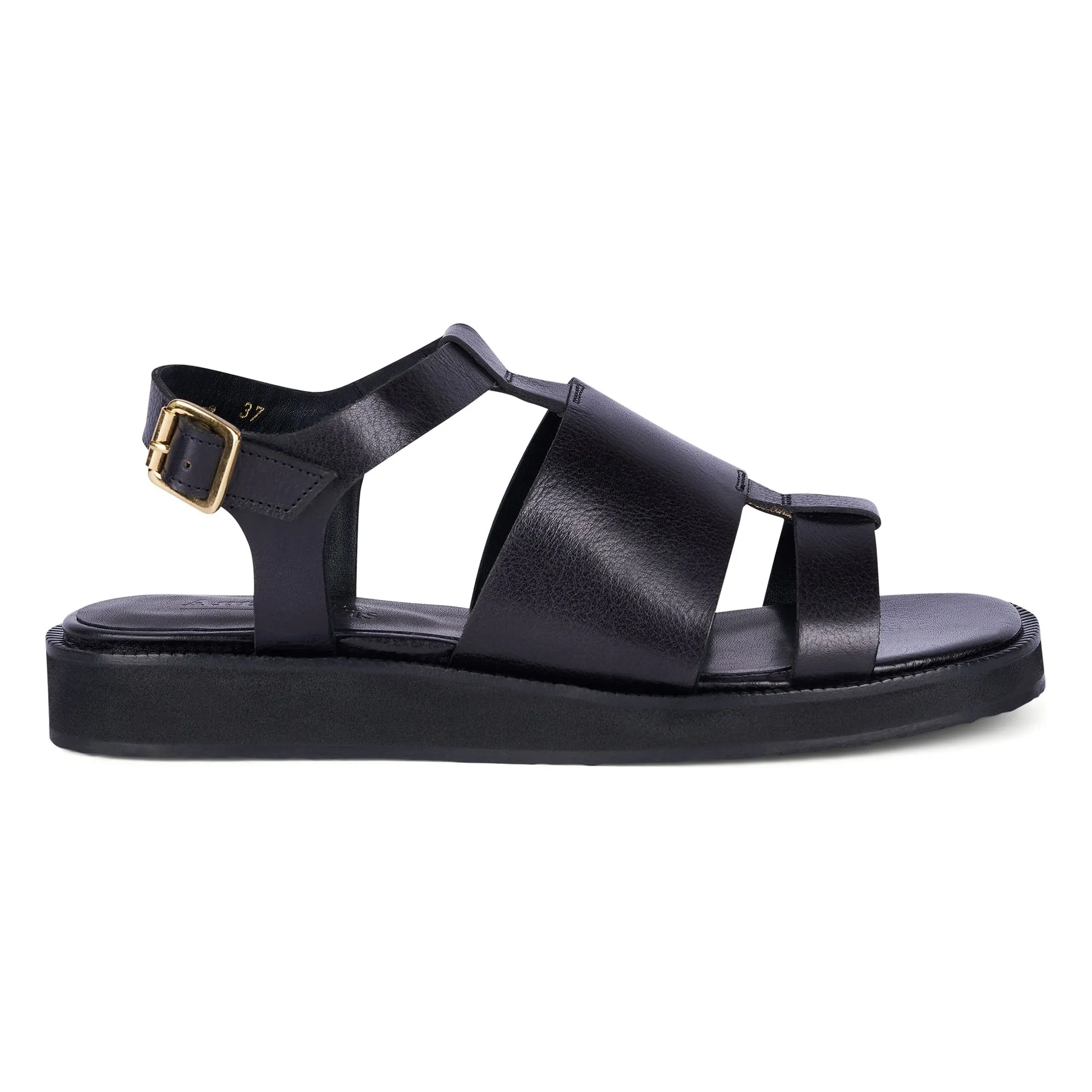 Anthology Paris Black Reana Mic Oxford Sandals