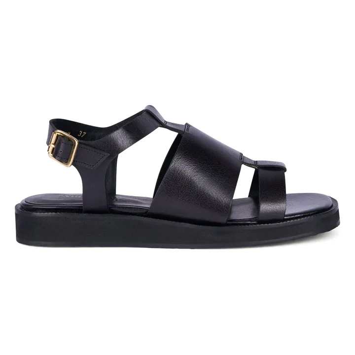 Sandales Reana Mic Oxford | Noir- Image produit n°0