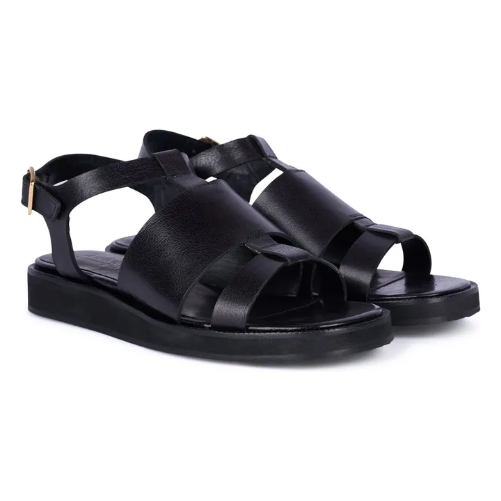 Sandales Reana Mic Oxford | Noir- Image produit n°2