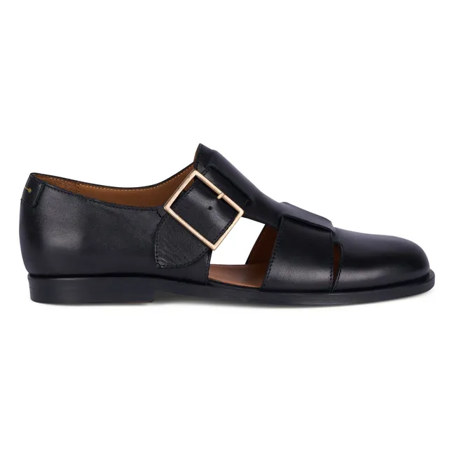 Enora Oxford Sandalen | Schwarz