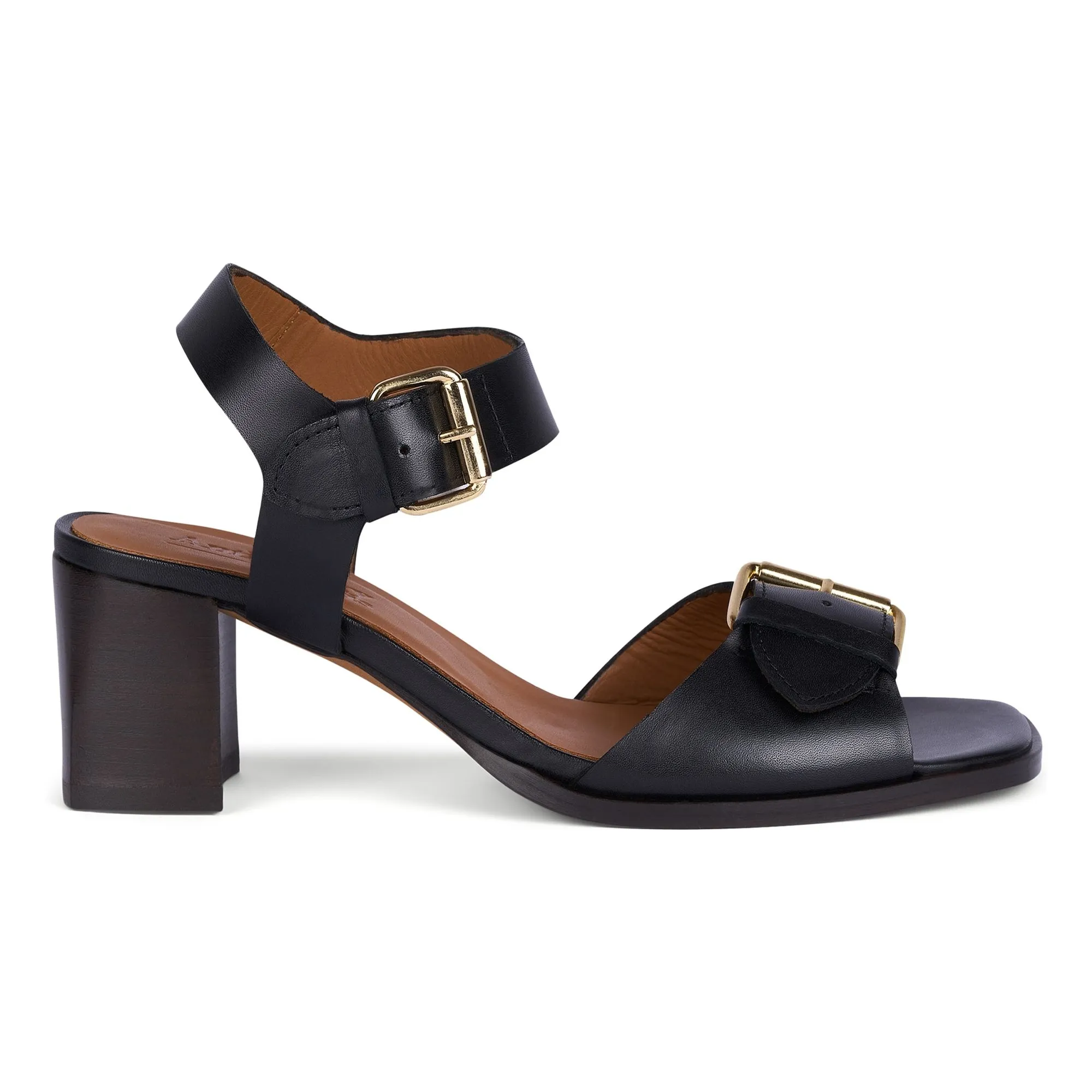 Anthology Paris Black Coleen Oxford Sandals