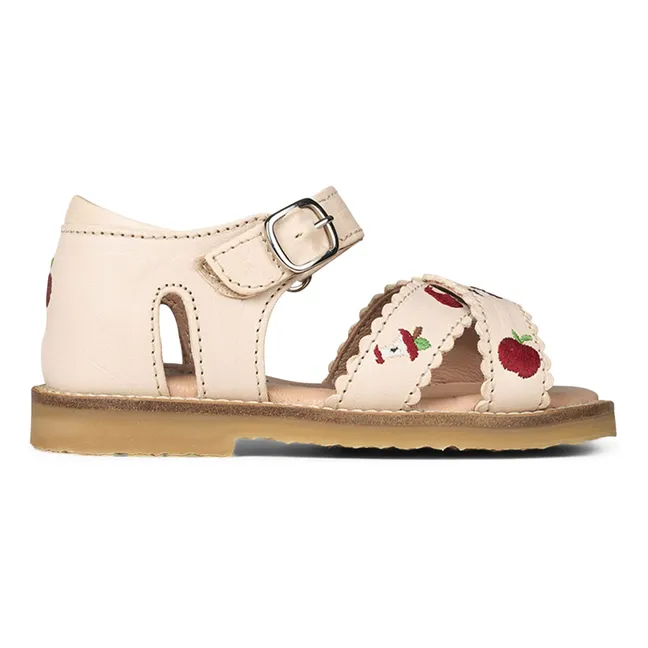 Sandalias Apple Scratch - Colección Uniqua | Crema