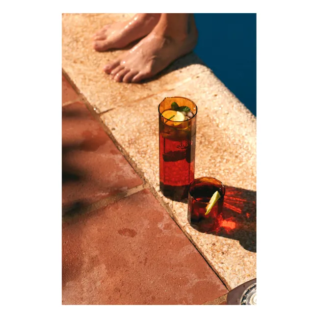 Sunlit Glasses - Set of 4 | Amber