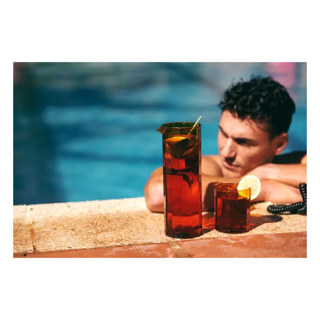 Verres Sunlit - Set de 4 | Ambre