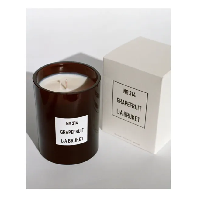Vela perfumada de pomelo - 260g | Sin tintes