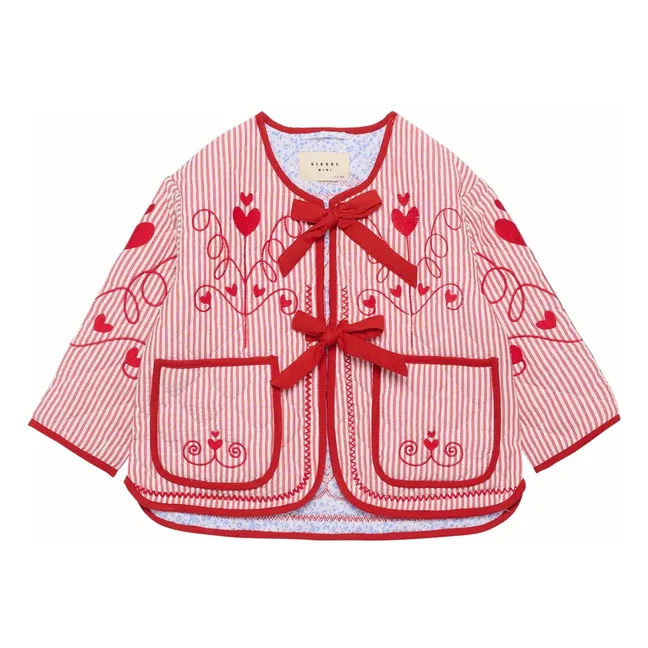 Veste Penny Rayée - Collection Enfant | Rouge