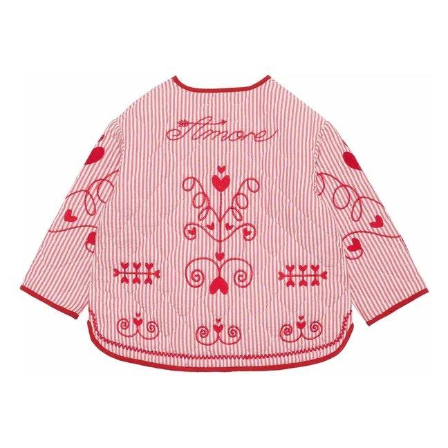 Veste Penny Rayée - Collection Enfant | Rouge