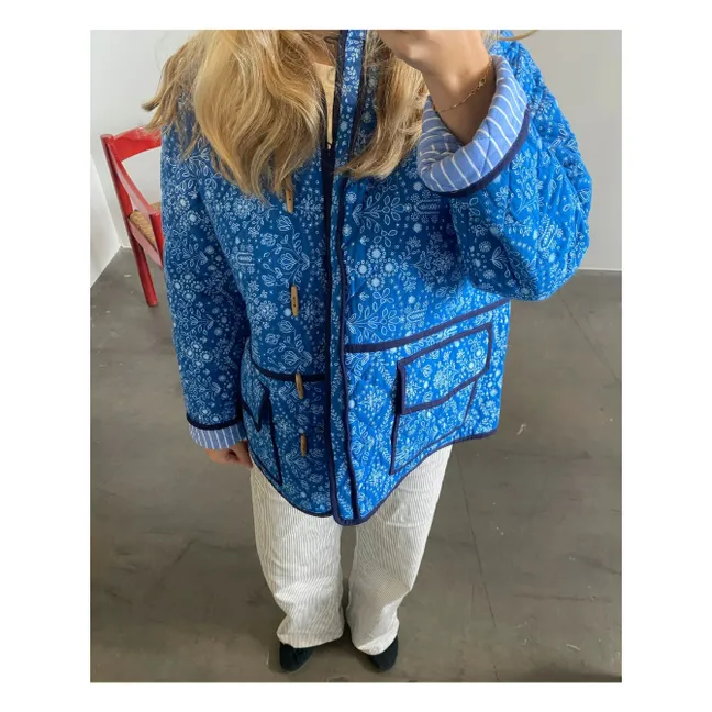 Veste Adriane Fleurie | Bleu