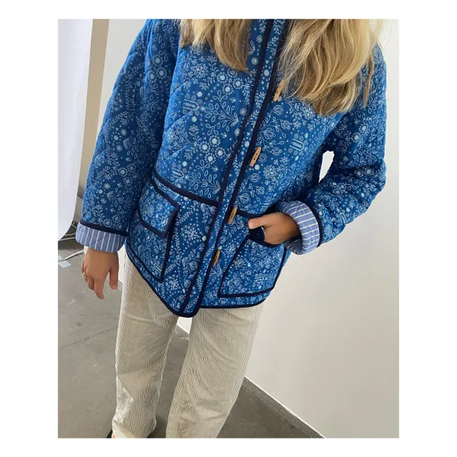 Veste Adriane Fleurie | Bleu