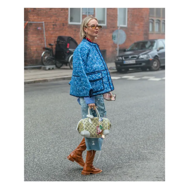 Veste Adriane Fleurie | Bleu