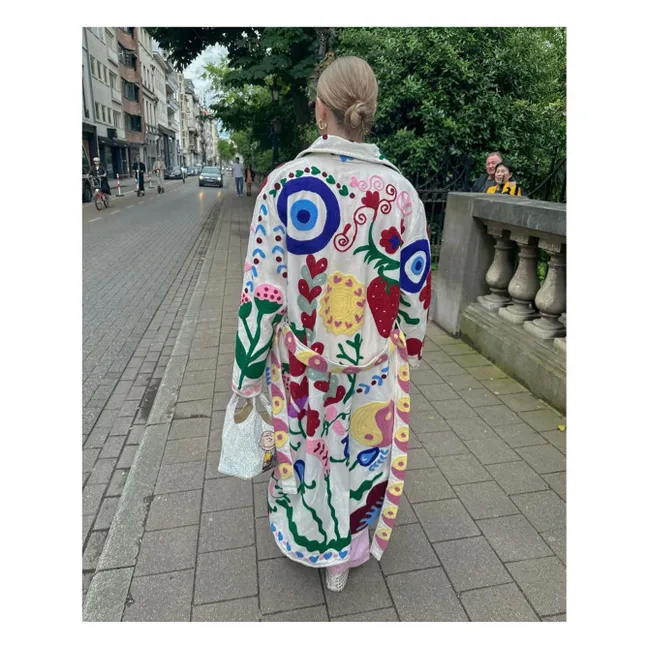 Manteau Rose White Swan | Blanc