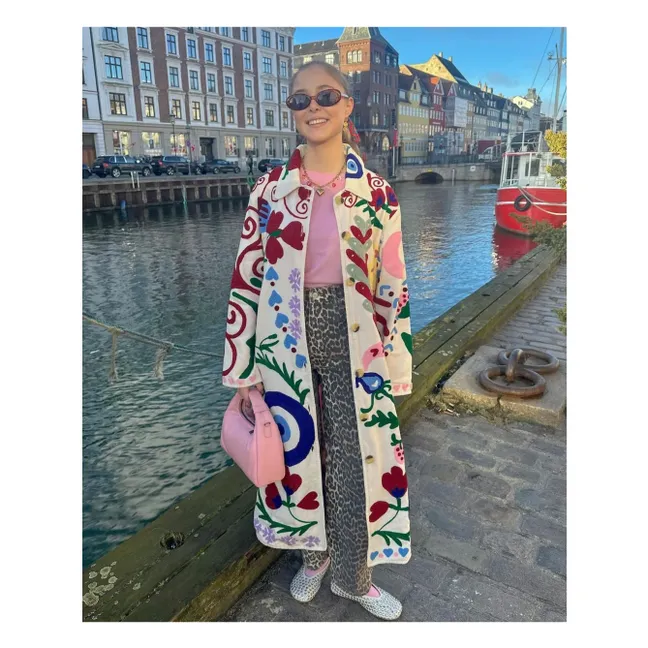 Manteau Rose White Swan | Blanc