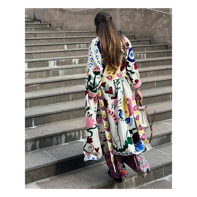 Manteau Rose White Swan | Blanc