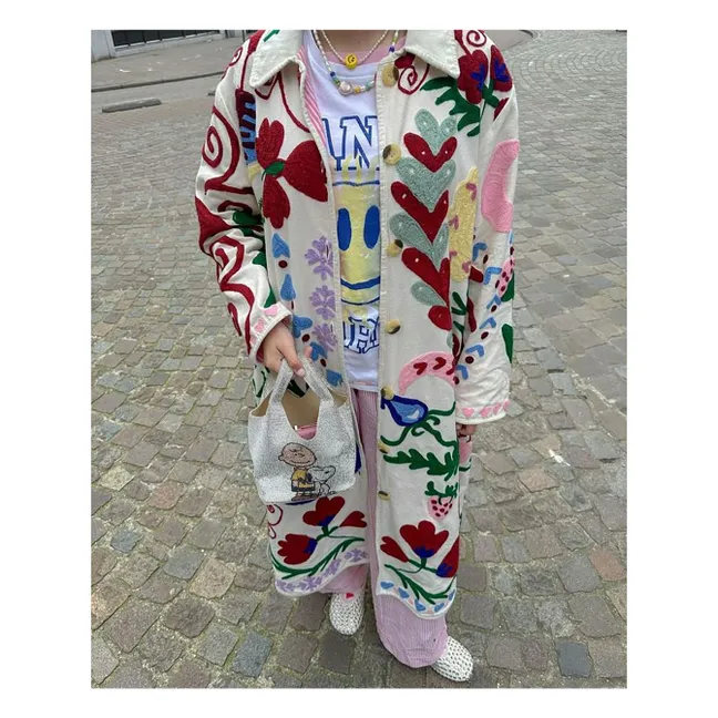 Manteau Rose White Swan | Blanc