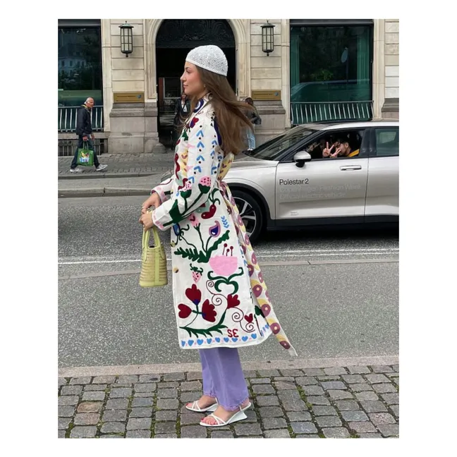 Manteau Rose White Swan | Blanc