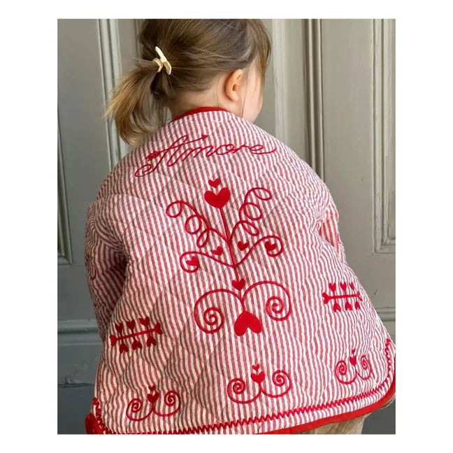 Veste Penny Rayée - Collection Enfant | Rouge
