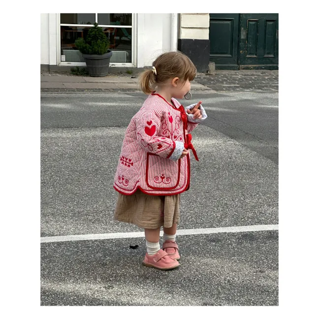 Veste Penny Rayée - Collection Enfant | Rouge