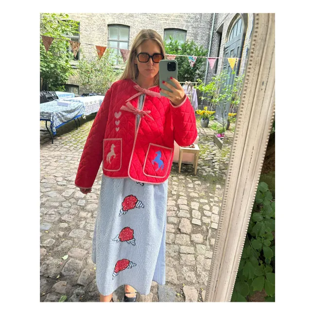 Veste Penny Coton Bio | Rouge