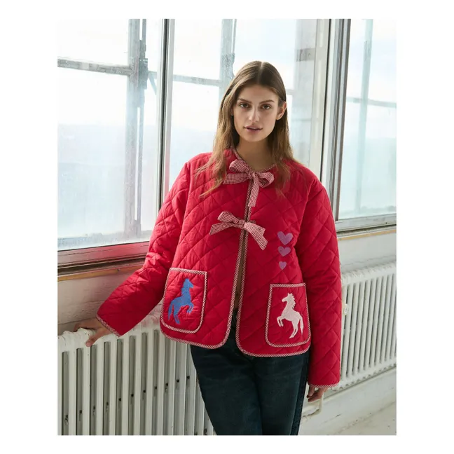 Veste Penny Coton Bio | Rouge