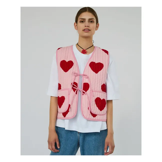 Veste Sans Manches Honey | Rose