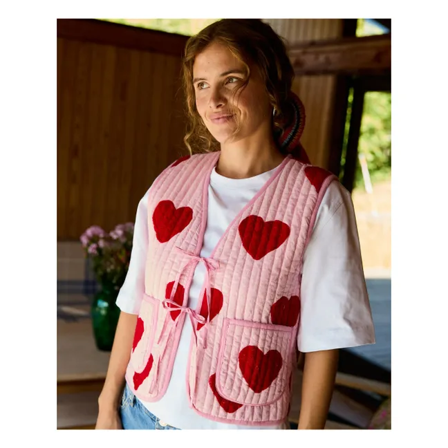Veste Sans Manches Honey | Rose