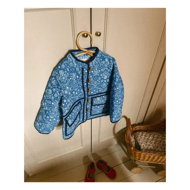 Veste Adriane Fleurie - Collection Enfant | Bleu