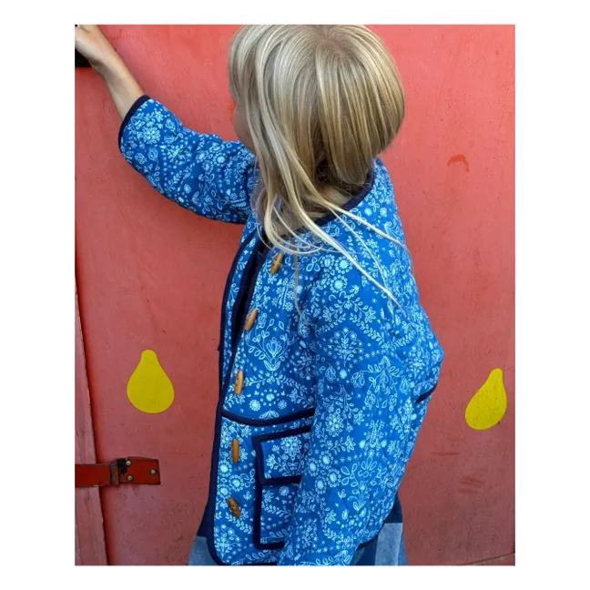 Veste Adriane Fleurie - Collection Enfant | Bleu