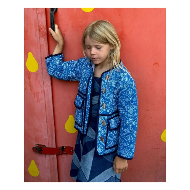 Veste Adriane Fleurie - Collection Enfant | Bleu