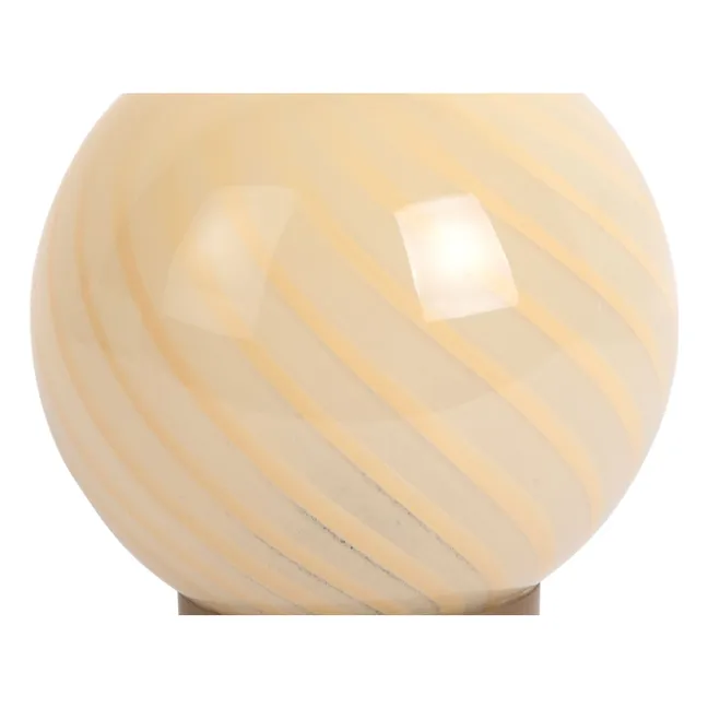 Lampada da tavolo a globo estivo  | Giallo