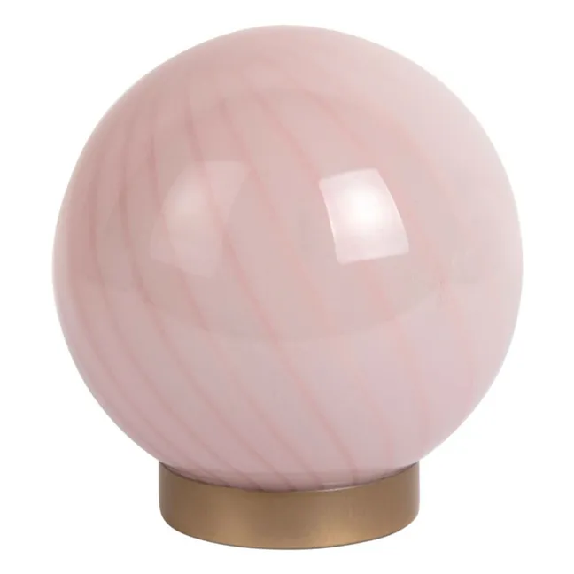 Lampada da tavolo a globo estivo  | Rosa