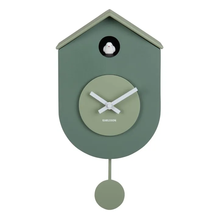 Horloge murale Grato cuckoo | Vert- Image produit n°2