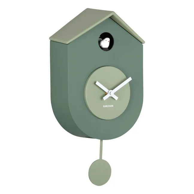 Reloj de pared de cuco Grato | Verde