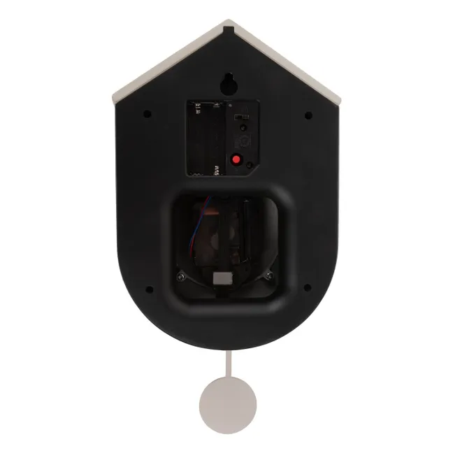 Horloge murale Grato cuckoo | Noir