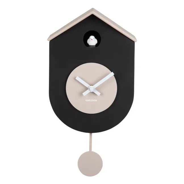 Reloj de pared de cuco Grato | Negro