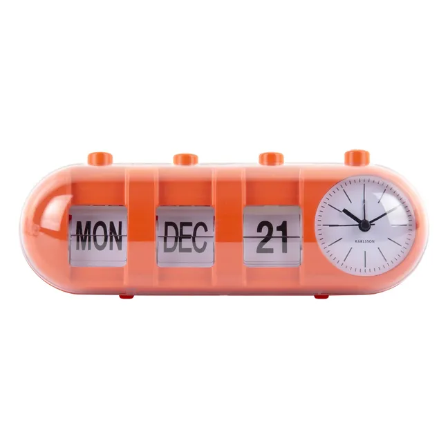 Réveil Retro tube  | Orange
