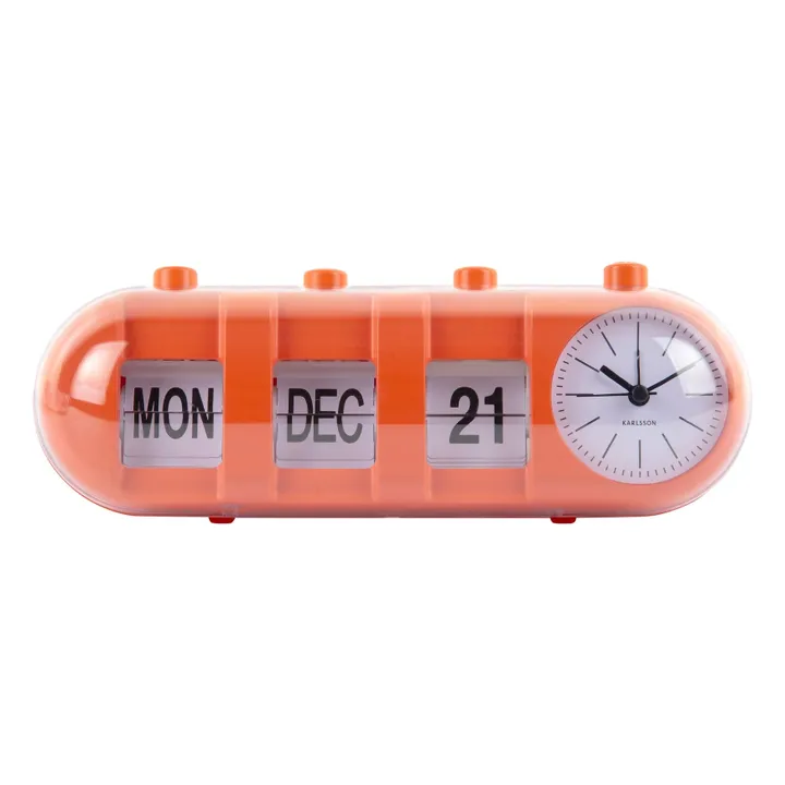 Réveil Retro tube  | Orange- Image produit n°2