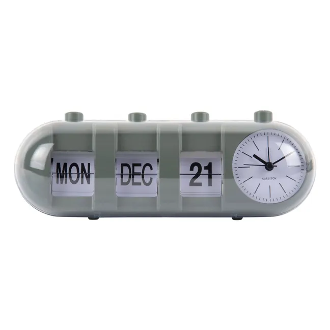 Retro tube alarm clock  | Green